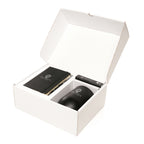 Branded Onboarding Set with Tumbler, Notebook, Pen and Power Bank in Black