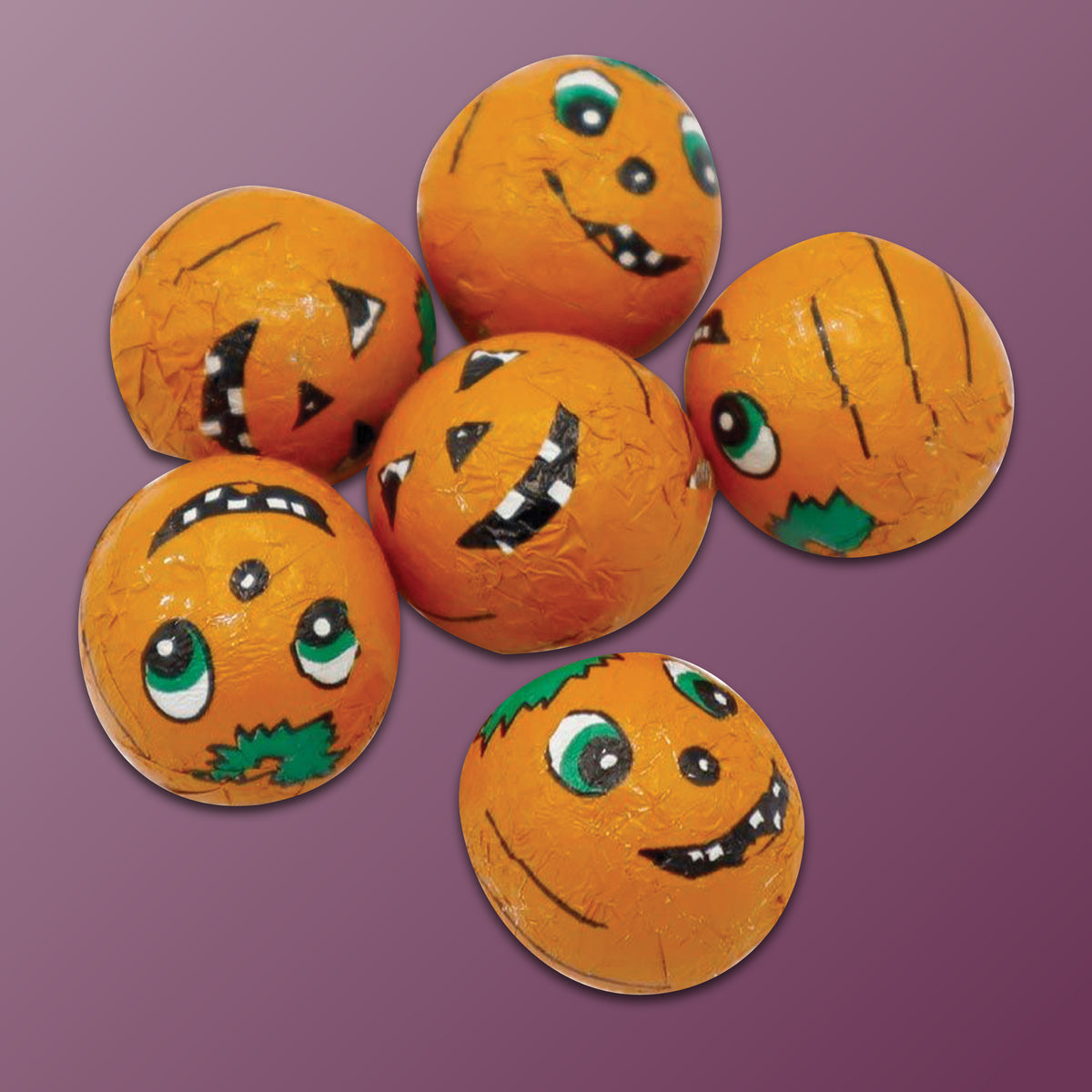 Branded Foiled Chocolate Pumpkins