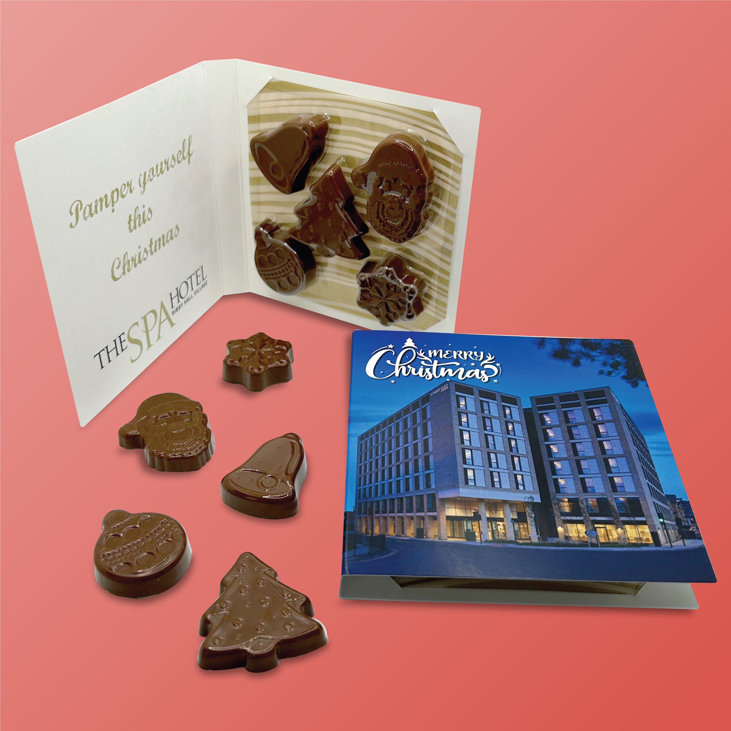 Branded Chocolate Christmas Card