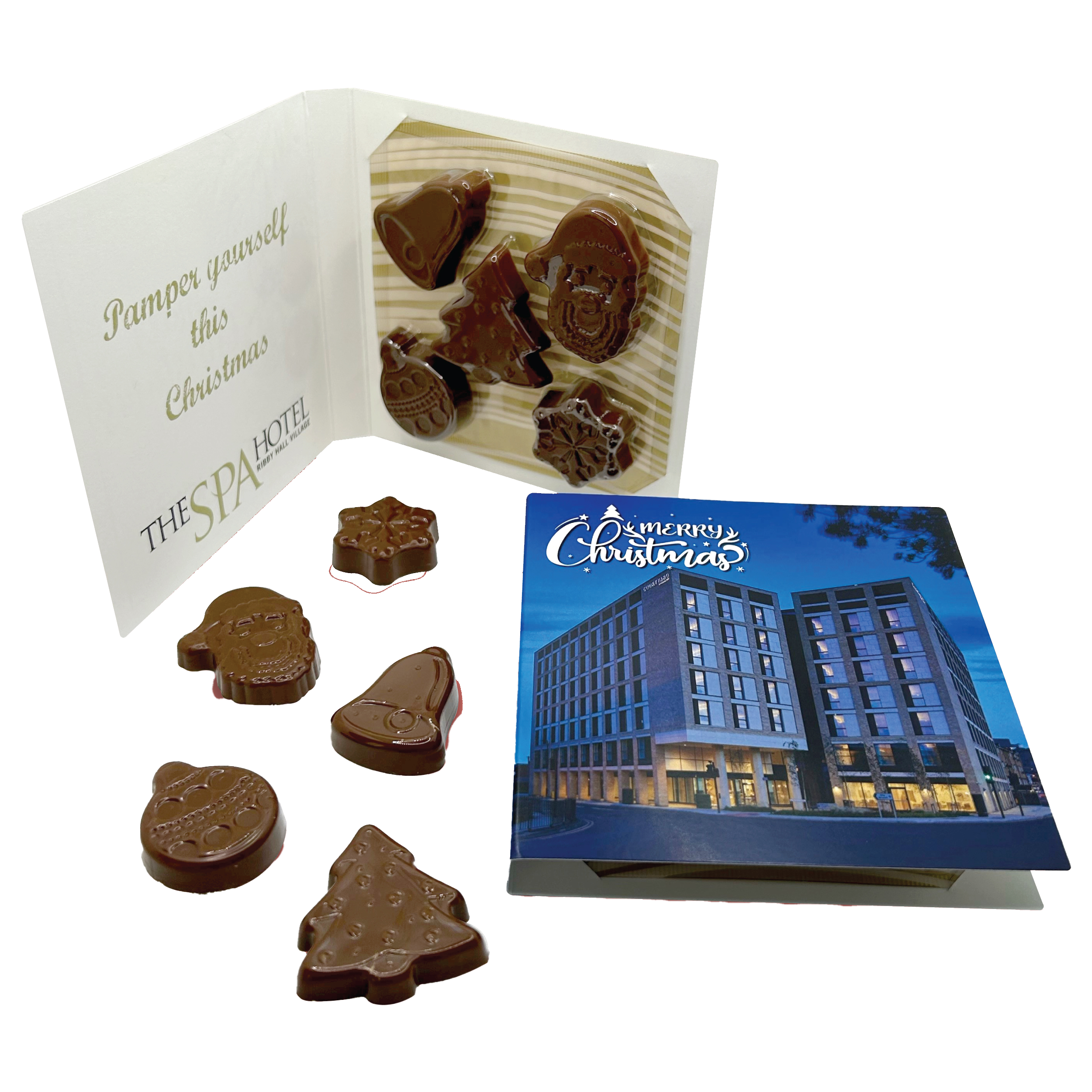 Branded Chocolate Christmas Card