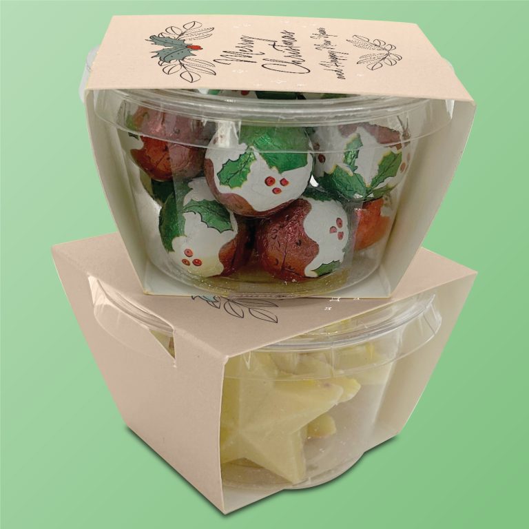 Branded Eco Tub Large - Candy Cane Chews