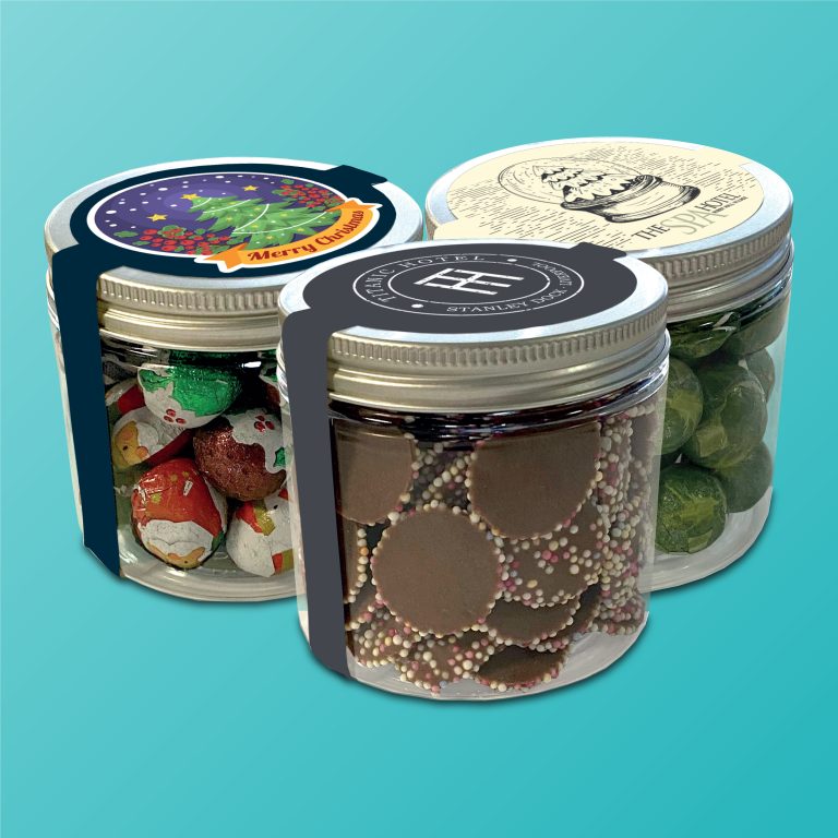 Branded Reuse Me Pot Large - Candy Cane Chews