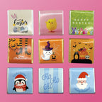 Branded Neapolitan chocolates, seasonal wrap