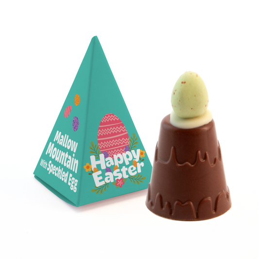 Eco Pyramid Box - Mallow Mountain with Speckled Egg