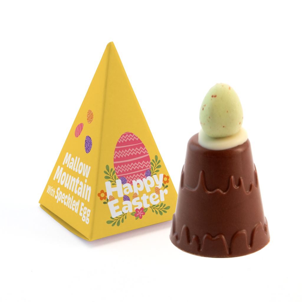 Eco Pyramid Box - Mallow Mountain with Speckled Egg