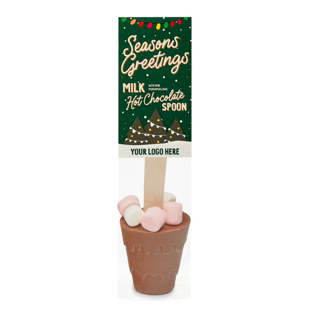 Branded Festive Hot Chocolate Spoon