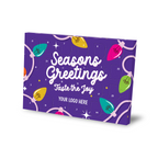 Branded Chocolate Mini Advent Calendar, printed example