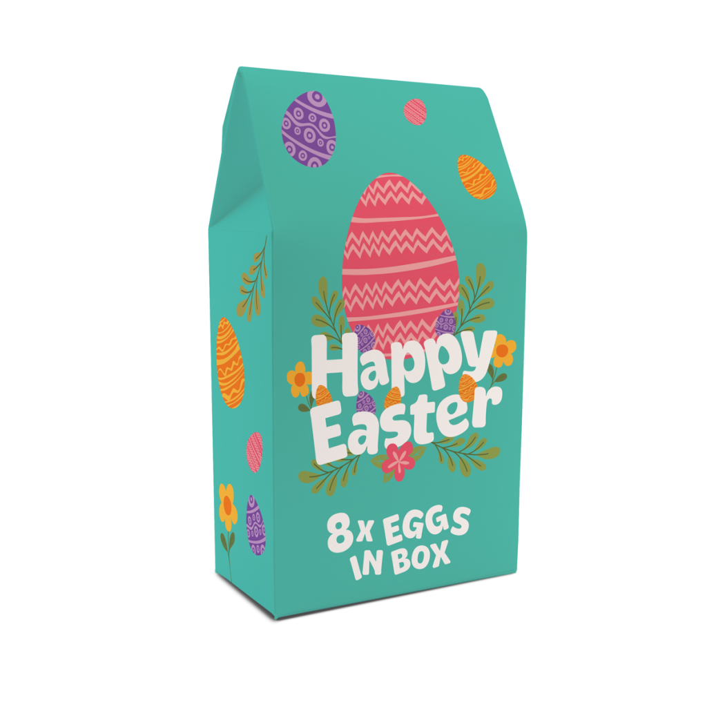Branded Chocolate Eggs Easter Box