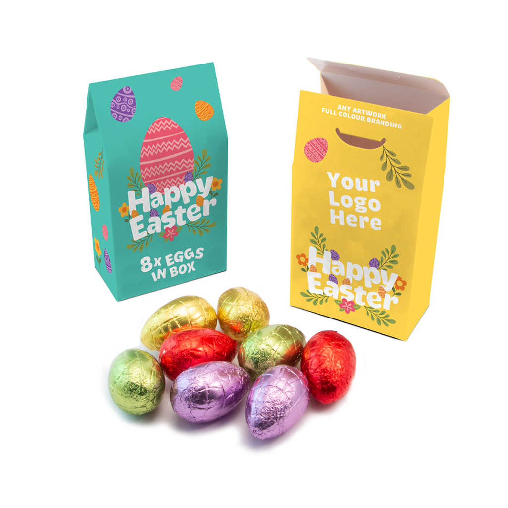 Branded Chocolate Eggs Easter Box