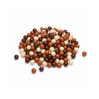 Mixed chocolate pearls filling for the caviar tin