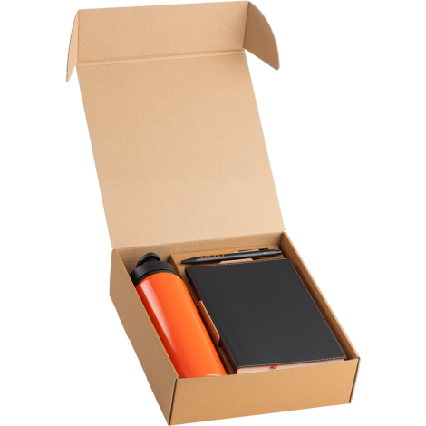 Branded Welcome Gift Set Orange & Black