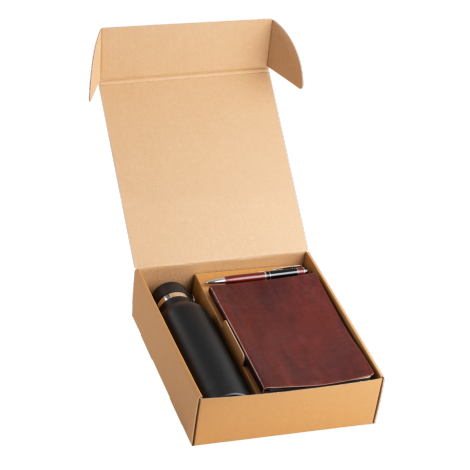 Branded Welcome Gift Set Black & Brown