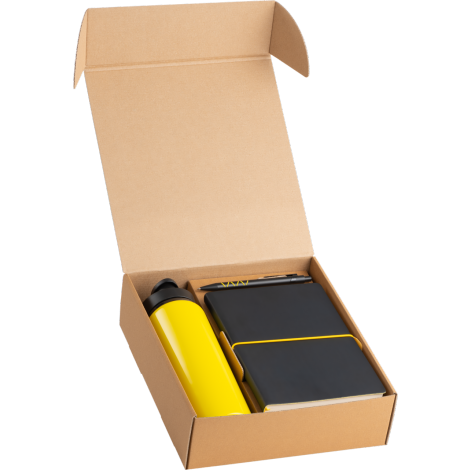 Branded Welcome Gift Set Yellow & Black