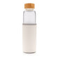 Glass Water Bottle with Textured Sleeve