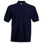 Branded Men's Polyester Cotton 65/35 Polo Shirt in Dark Navy
