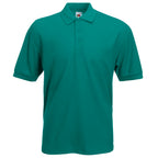 Branded Men's Polyester Cotton 65/35 Polo Shirt in Emerald