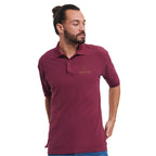 Branded Men's Classic Polyester Cotton Pique Polo