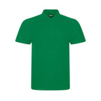 Branded Men's Workwear Polo with Twin-Needle Stitching in Kelly Green