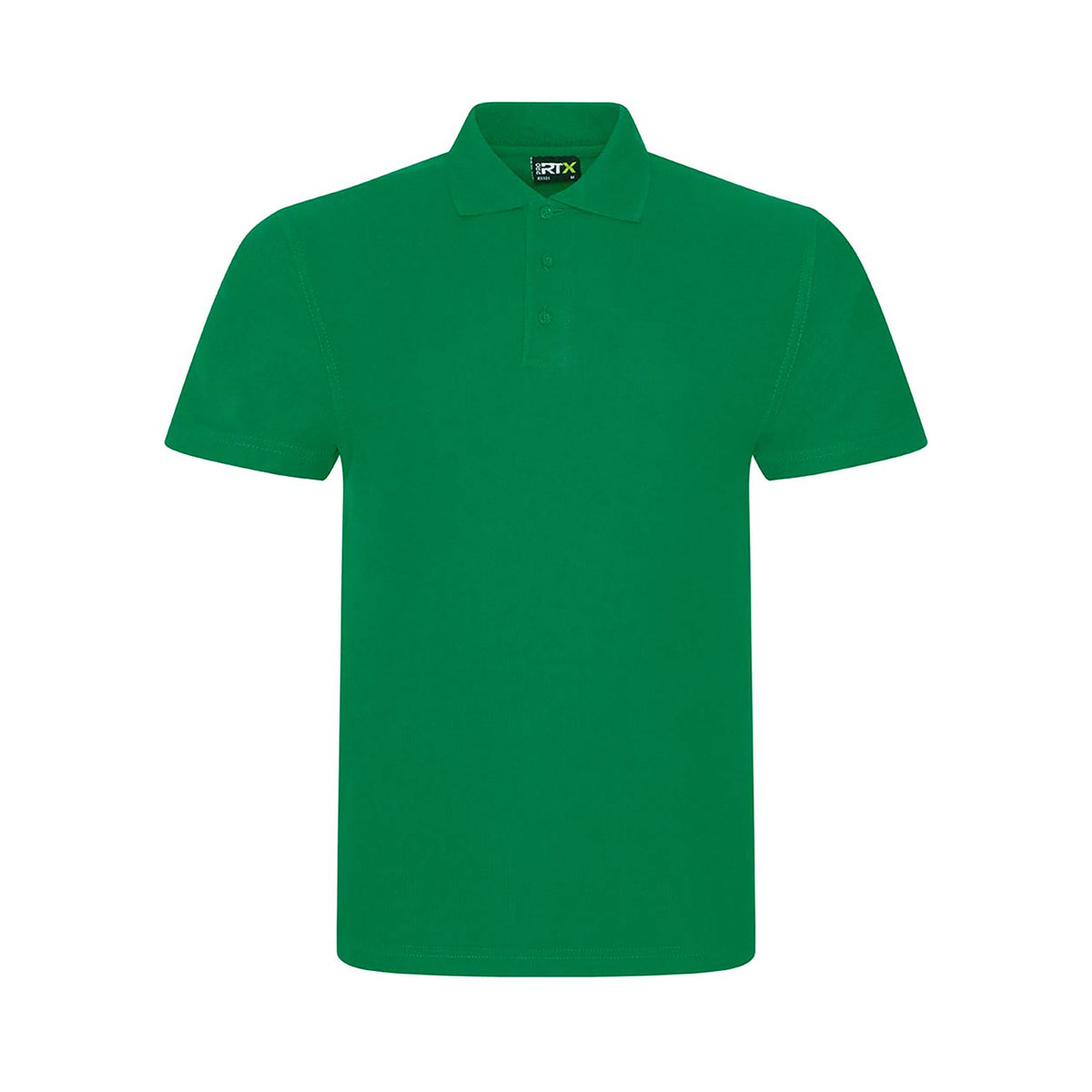 Branded Men's Workwear Polo with Twin-Needle Stitching in Kelly Green