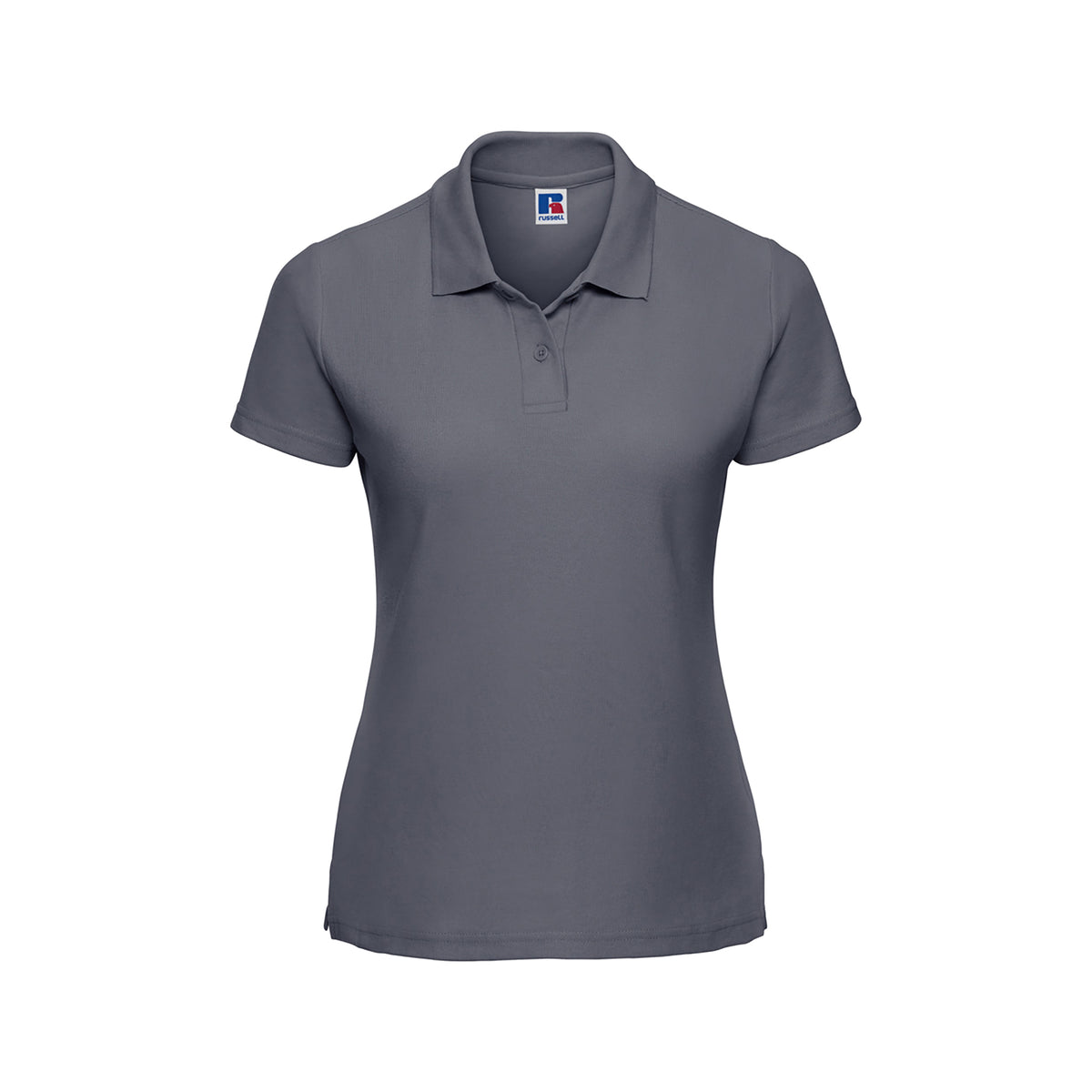 Branded Women's Classic Polyester Cotton Pique Polo in Convoy Grey