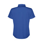 Branded Women's Quick Dry Polyester Sports Polo Shirt in Royal Blue