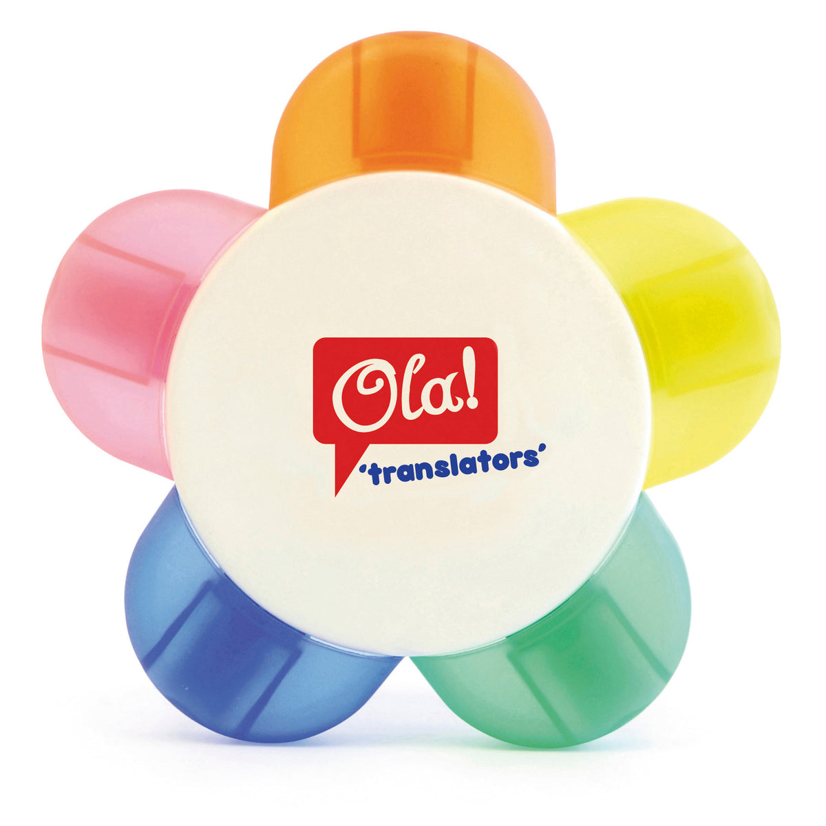 Branded Flower-Shaped Highlighter Set