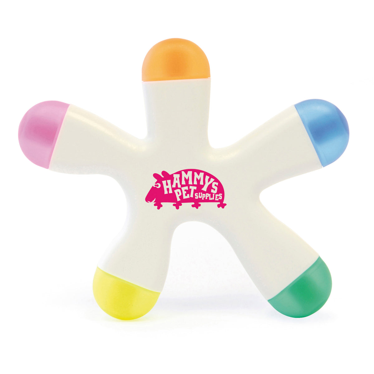 Branded Fun-Shaped Multi-Colour Highlighter