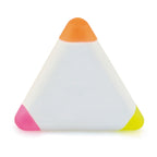 Branded Small White Triangular Highlighter Set