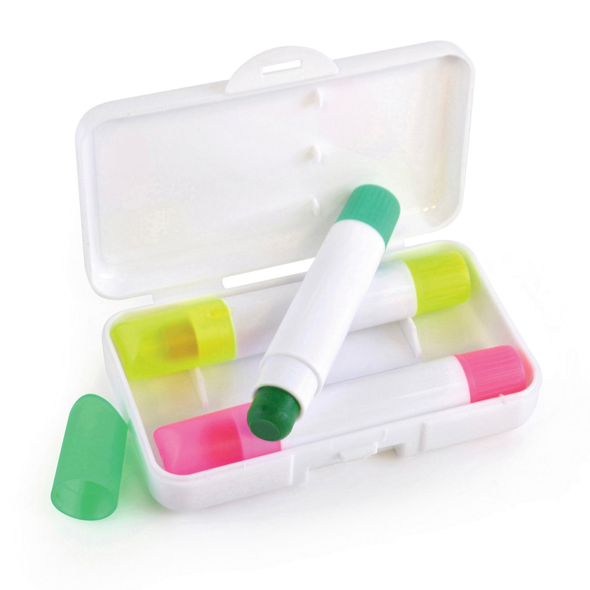 Branded Wax Crayon Highlighter Set