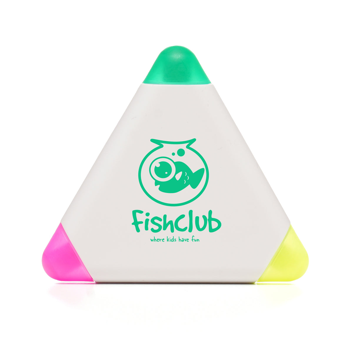 Branded Recycled Small Triangular Highlighter Set