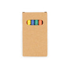 Branded Wax Colouring Crayon Set in Card Box