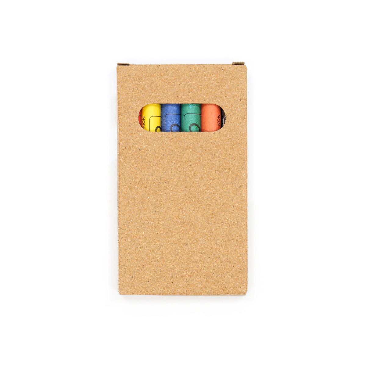 Branded Wax Colouring Crayon Set in Card Box