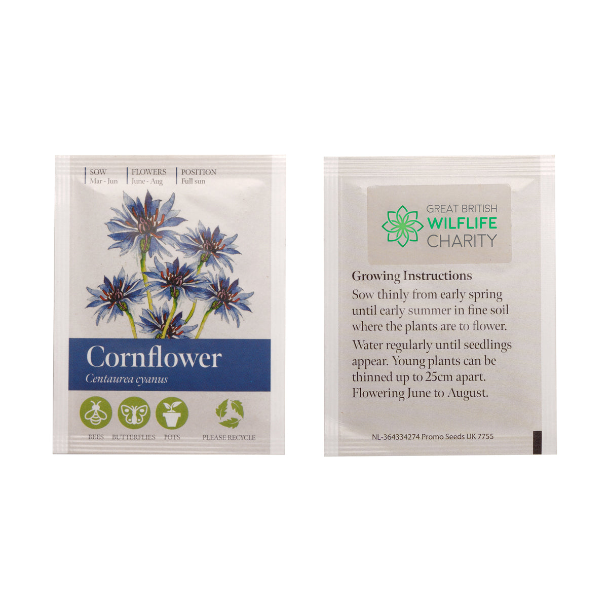 Branded Standard Seed Packet with Full Colour Label