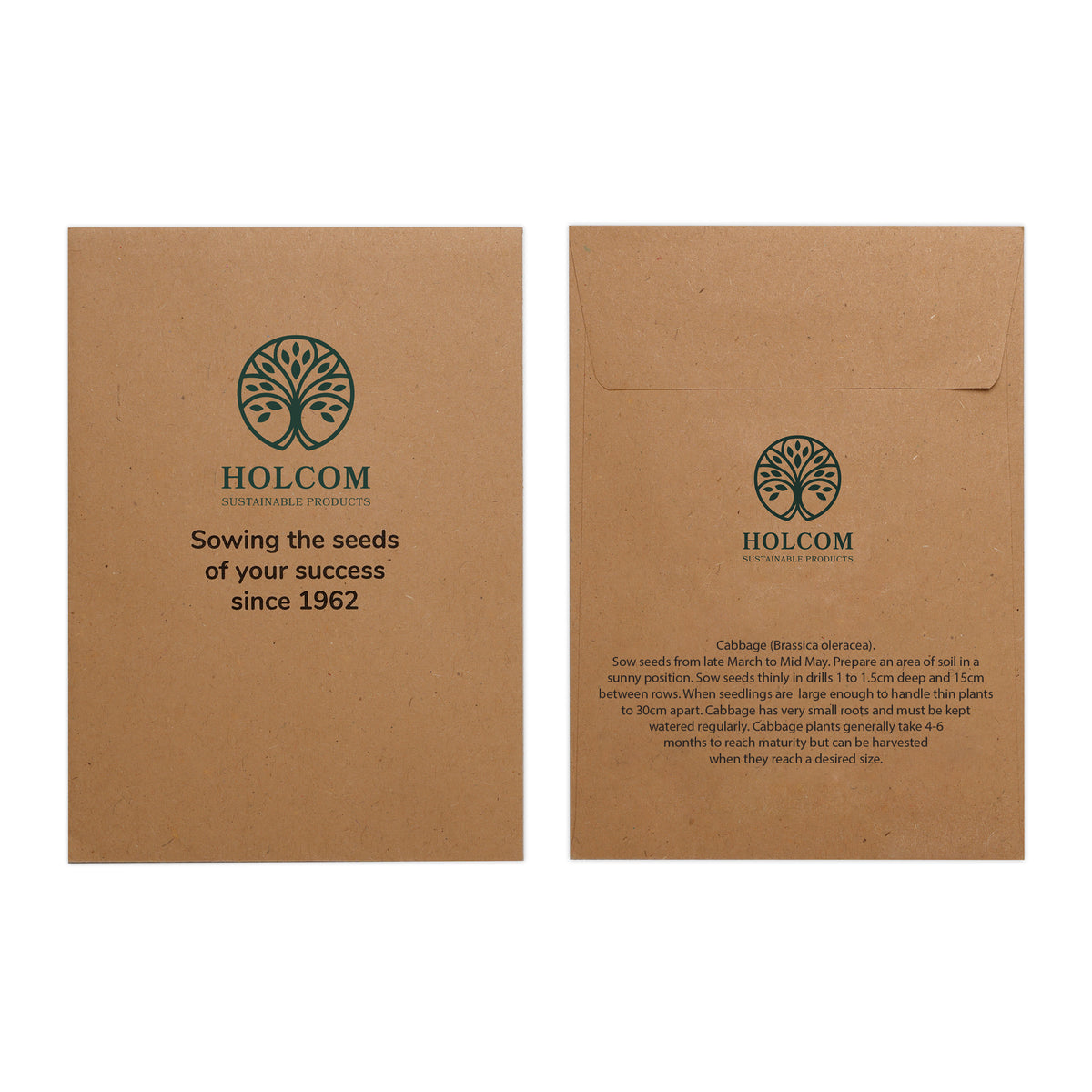 Branded Natural Kraft Paper Seed Envelope