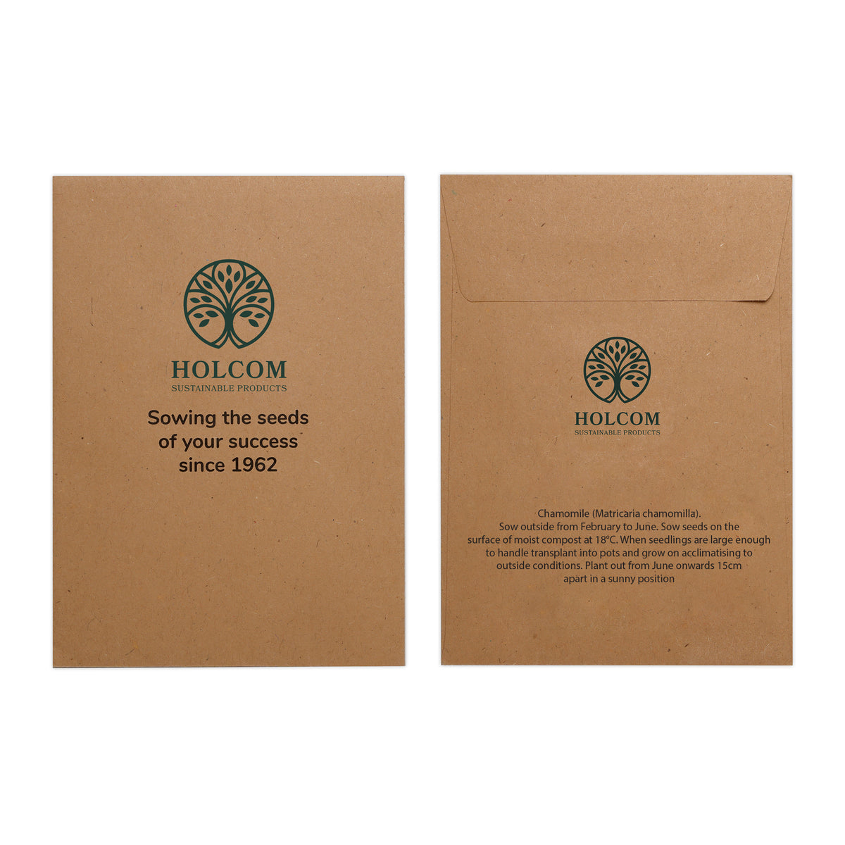 Branded Natural Kraft Paper Seed Envelope