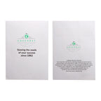 Branded White Paper Seed Envelope