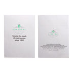 Branded White Paper Seed Envelope