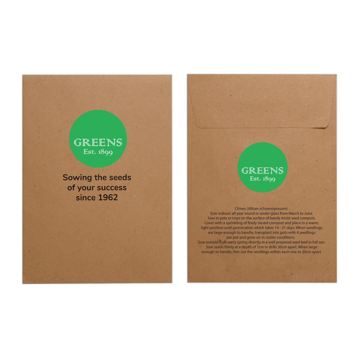 Branded Natural Envelope Mini Pot Kit
