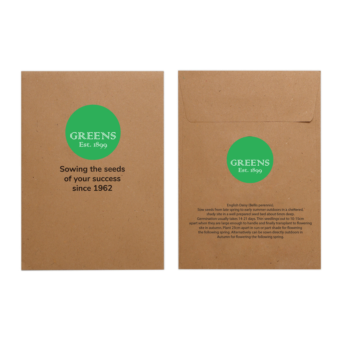 Branded Natural Envelope Mini Pot Kit