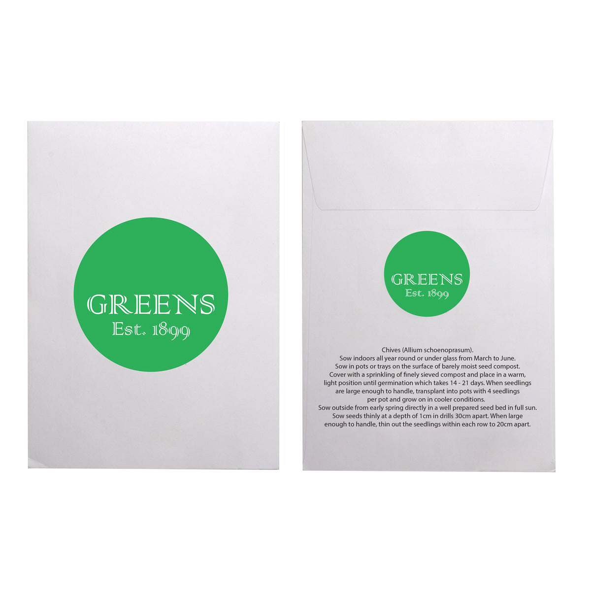 Branded White Envelope Mini Pot Kit