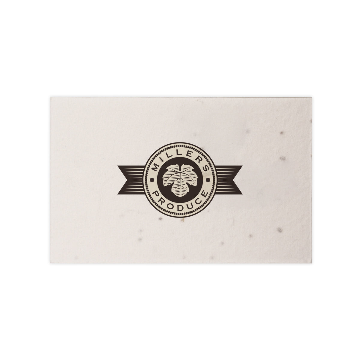 Branded Seed Paper Business Card with Wildflower Seeds