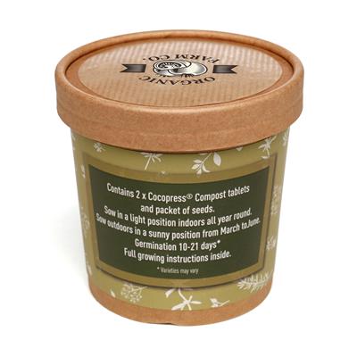 Cup-O-Herbs Branded Grow Kit - Custom Printed Herb Seed Cup