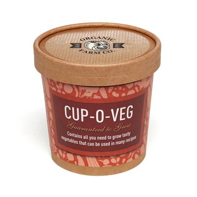 Cup-O-Veg Branded Grow Kit - Custom Printed Vegetable Seed Cup