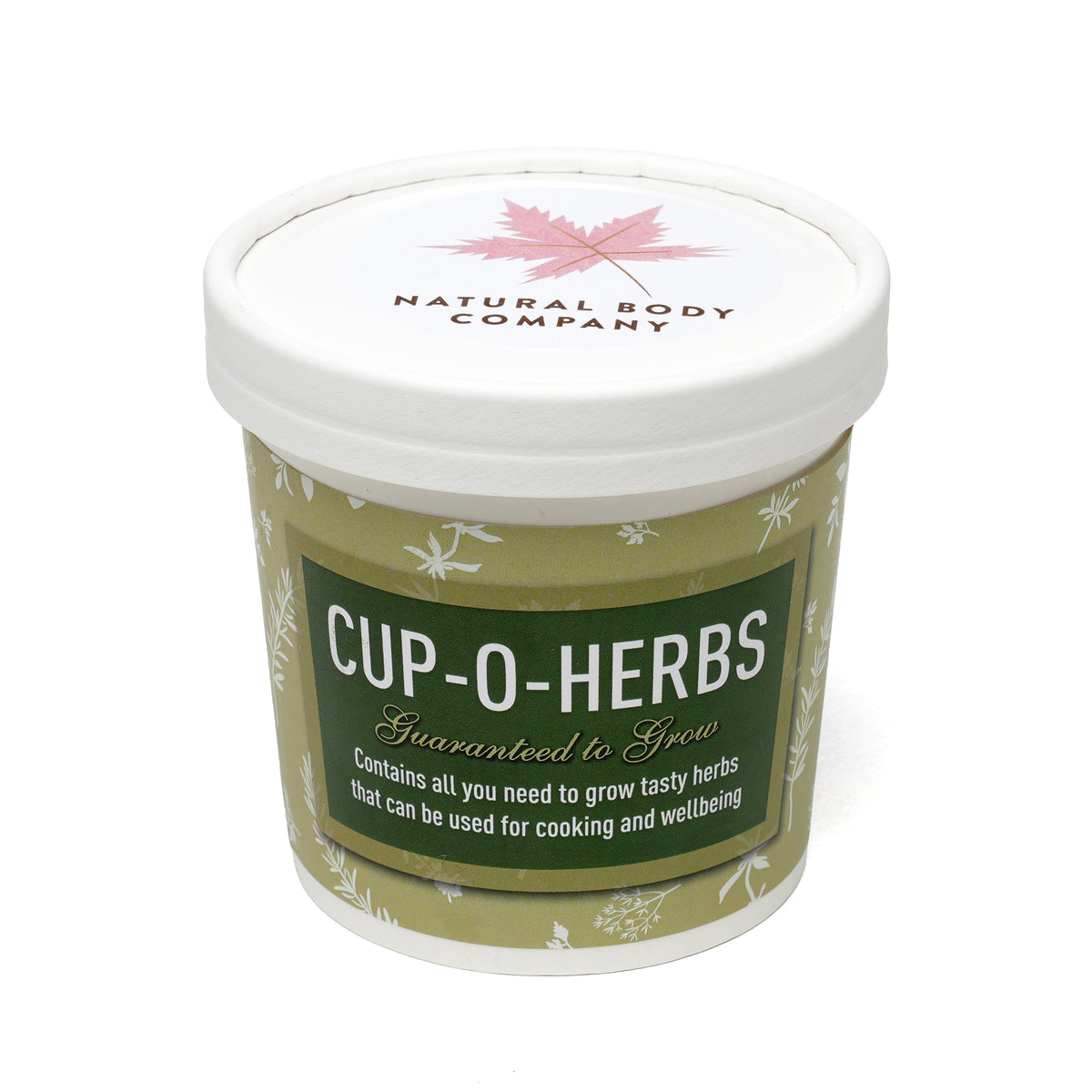 Branded White Paper Cup Herb Grow Kit