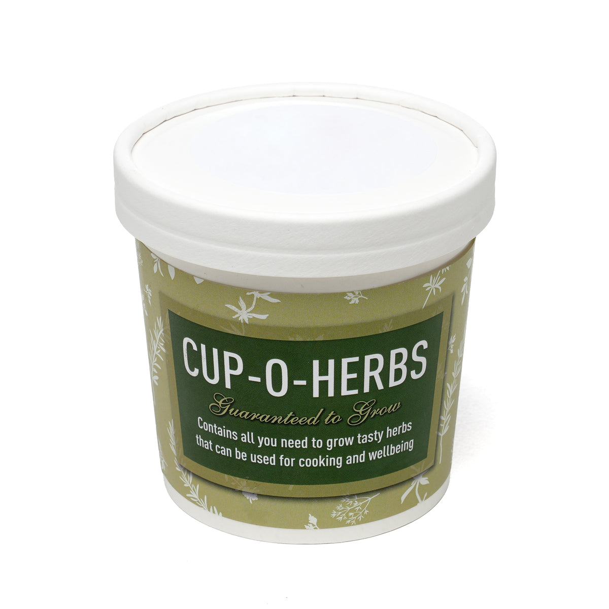 Branded White Paper Cup Herb Grow Kit