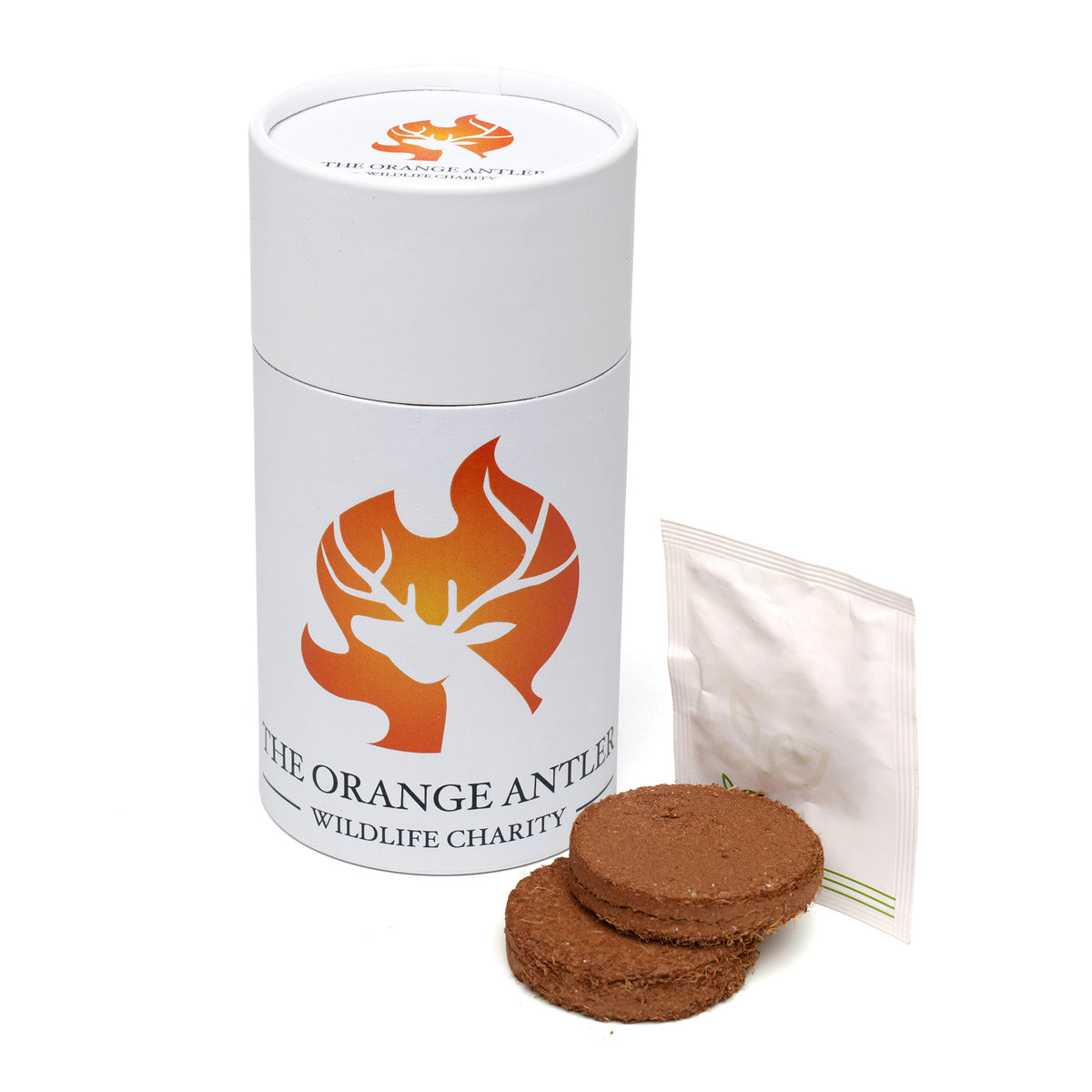 Branded White Cylinder Drum Seed Kit