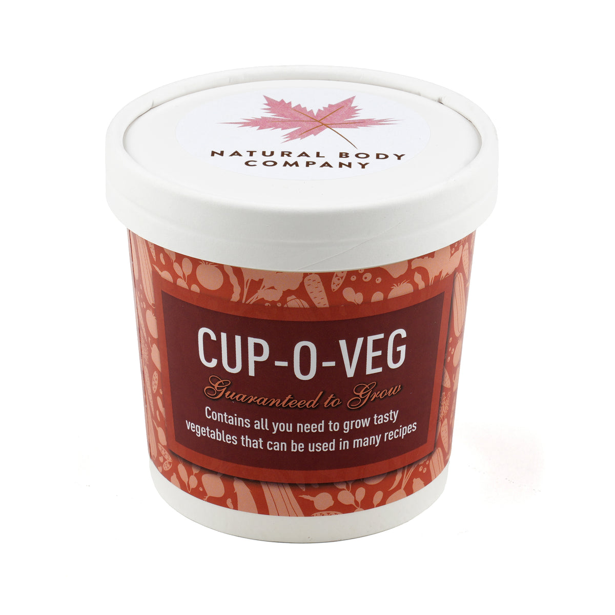 Branded White Paper Cup Veg Grow Kit