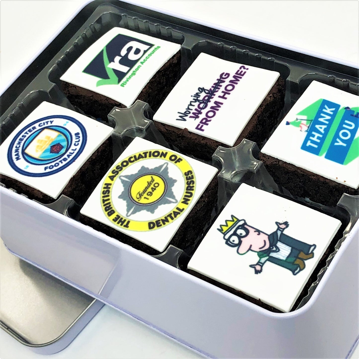 Brownie with Icing Logo - 5cm