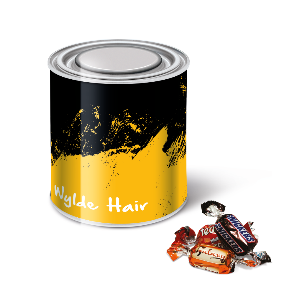 Branded Chocolate Filled Tin