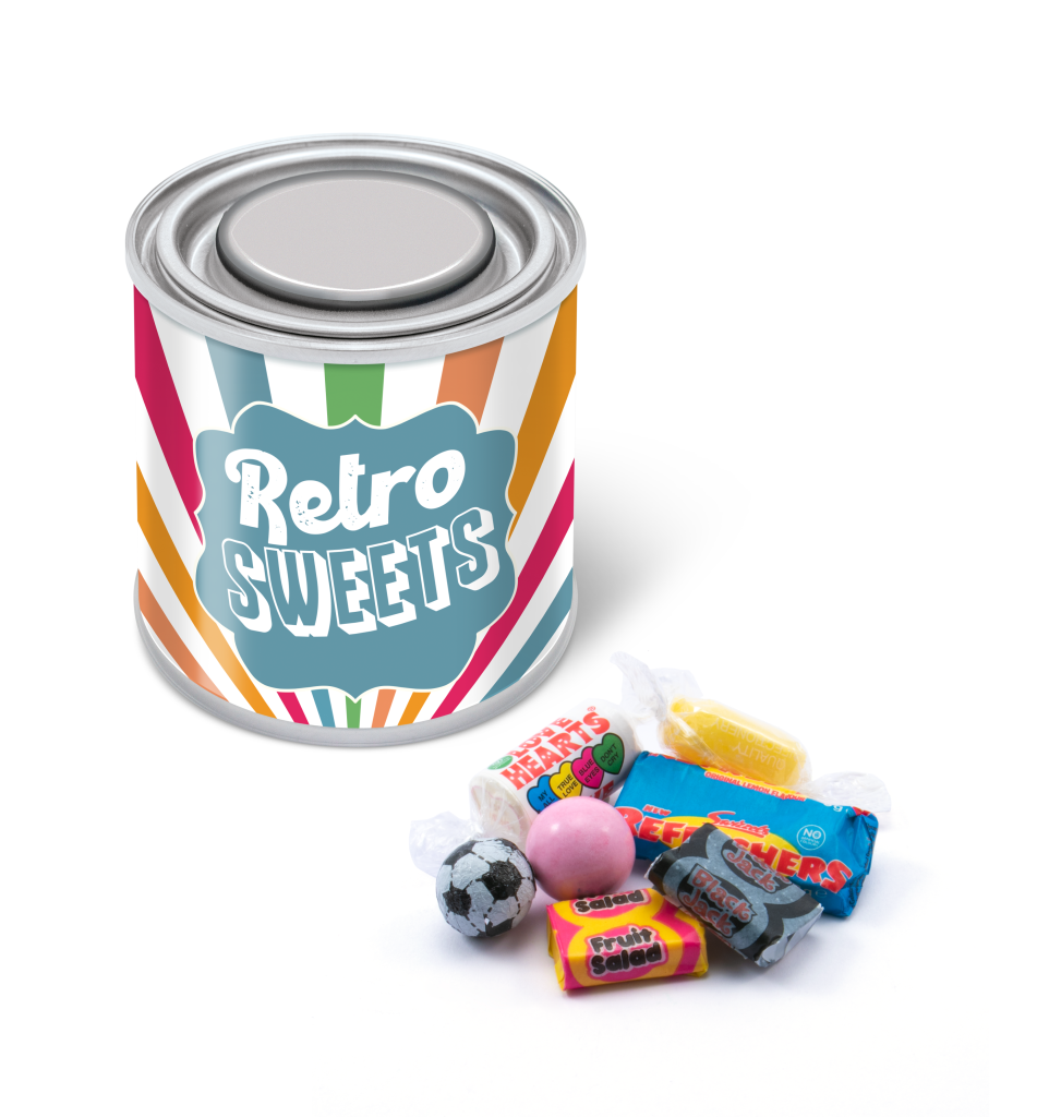 Sweets Filled Paint Tin